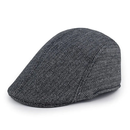 Fashion Berets Men High Quality Autumn Winter Wool Hat Herringbone Flat Cap Classical Artist Painter Hat Male Beret Caps...