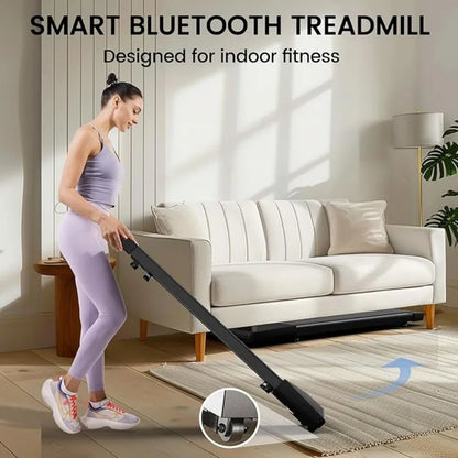 Superun 2-in-1 Home/Office 2.5 HP Walking Treadmill,mini Treadmills for Small Spaces with APP & Remote Control - Kimlud