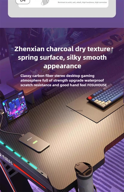 Home Double Computer Desks Internet Cafe Gaming Table Chair Nordic Office Furniture Wooden Study Desk Desktop Modern Office Desk