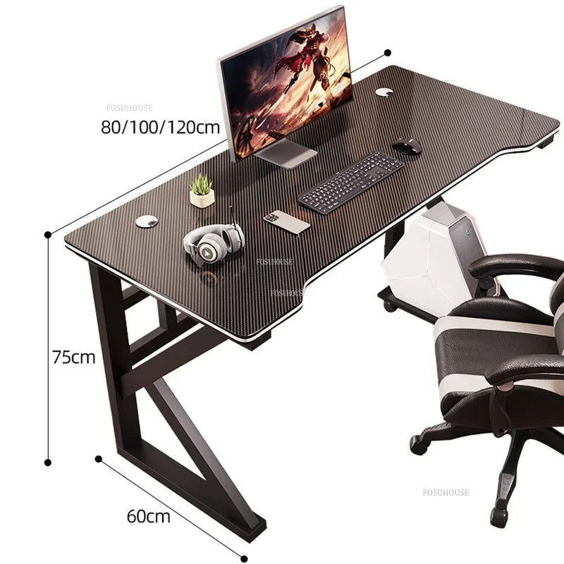Modern Simple Computer Desks Home Office Furniture Table Desktop Bedroom Internet Cafe Gaming Table Multi-functional Office Desk - Kimlud