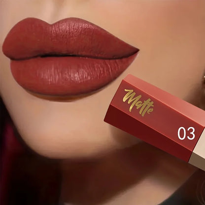 Luxury Matte Liquid Lipstick, Long Lasting Waterproof Velvet Lip Color, Smooth Lightweight Fog Matte Finis