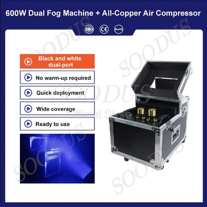 600W/900W Stage Single Double Fog Machine DMX512 Control Fog Hazer Mist Spraying Machine for DJ Disco Wedding Night Bar...