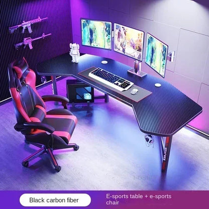 Household Desktop Computer Desks Office Furniture Simple Professional Gaming Table Multi-functional E-sports Table and Chair Set