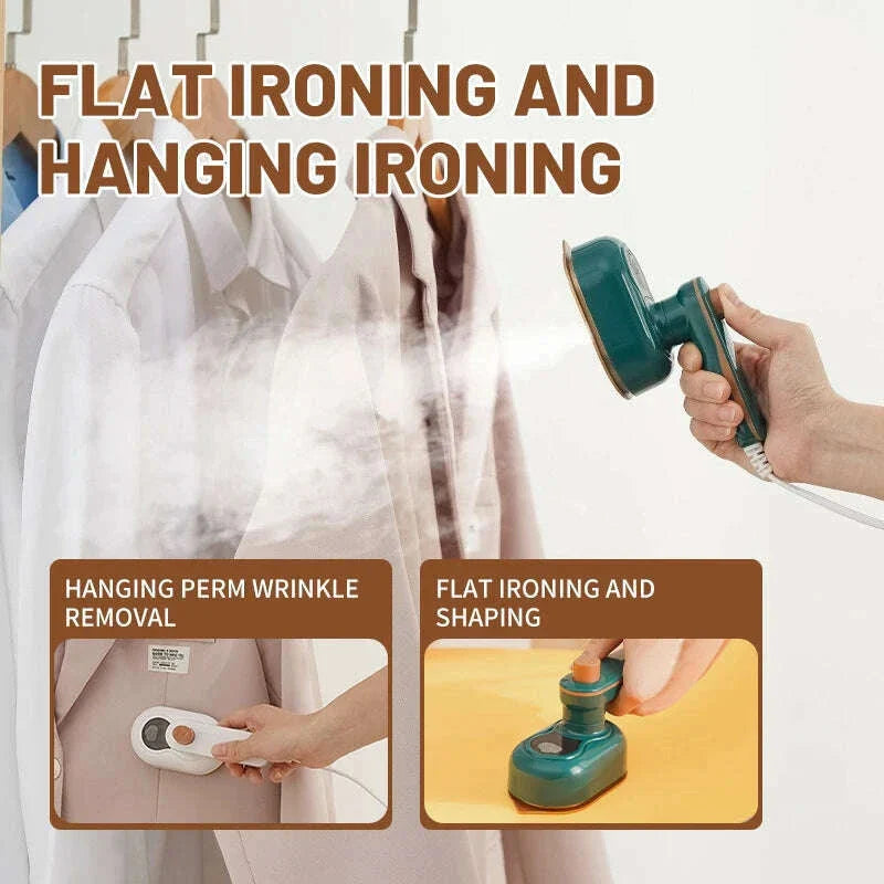 Household Steam Iron Portable Mini hanging ironing machine Clothing store ironing machine hand-held convenient ironing machine