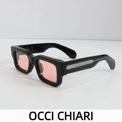Square Polarized Sunglasses Men Plastic Thick Glasses Frame Luxury Brand Women Outdoor Sunglasses Original Acetate...