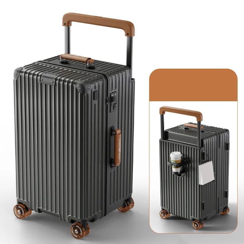 20"24"30 Inch Wide Handle Travel Suitcase PC Zipper Carry-on Luggage Trolley Case with Wheels Boarding Box Rolling Luggage Bag