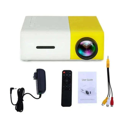 YG300 Home HD Mini Projector, suitable for outdoor camping movies, cinemas, and gaming experiences