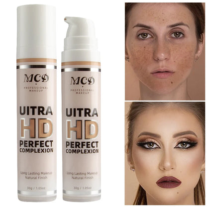 9 Shade Full Coverage Concealer Liquid Foundation makeup high coverage Base makeup cushion Foundation cream Natural...