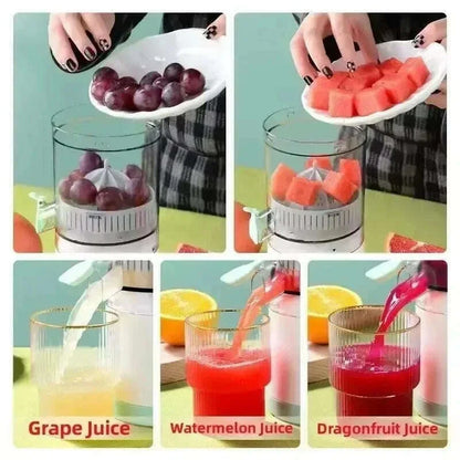 Fully Automatic Portable Juice Machine with Residue Separation Bidirectional Spiral for Home Use Fast Easy Cleaning