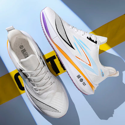 Running Shoes Men Mesh Breathable Outdoor Sports Flat Casual Mesh Walking Comfortable Tennis Shoes for Man Sneakers