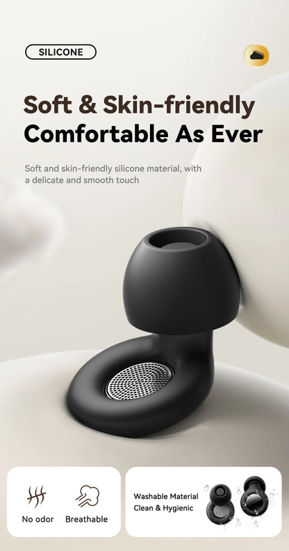 ESSAGER Noise Cancelling Ear Plugs for Sleeping Soft Silicone Sleep Earplugs Noise Reduction Earbuds for Sleep Work Study Travel - Kimlud