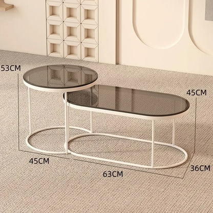 Luxury Clear Coffee Table Nordic Minimalist Bedroom Entryway Coffee Table Centre Living Room Meubles De Salon Room...