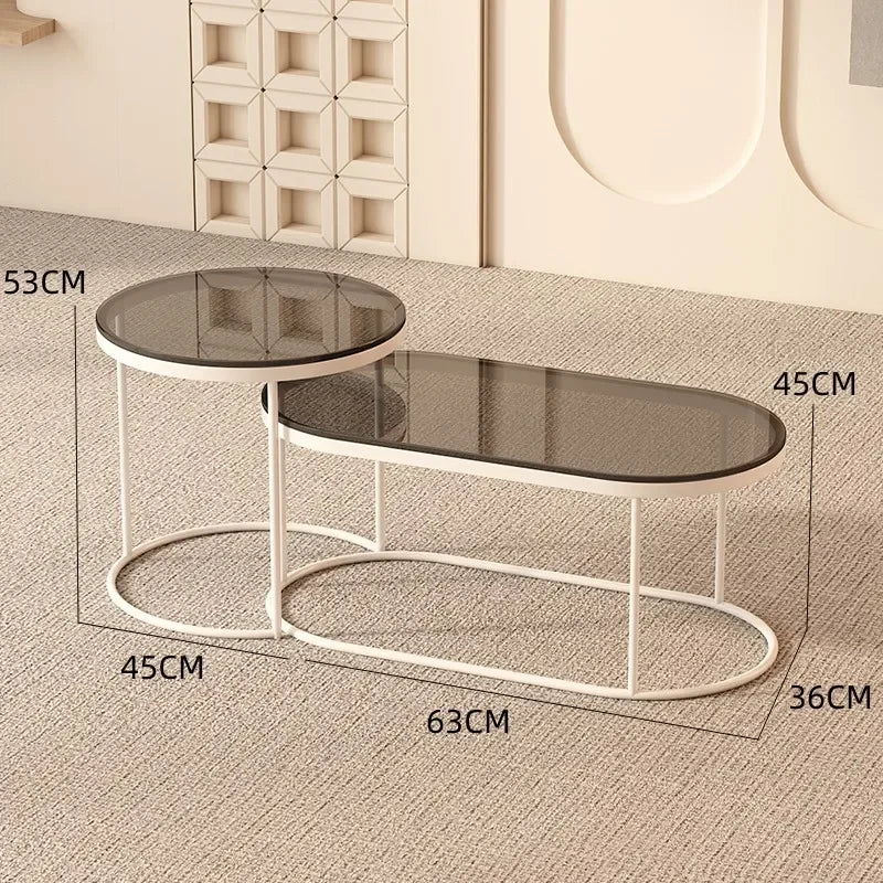 Luxury Clear Coffee Table Nordic Minimalist Bedroom Entryway Coffee Table Centre Living Room Meubles De Salon Room...