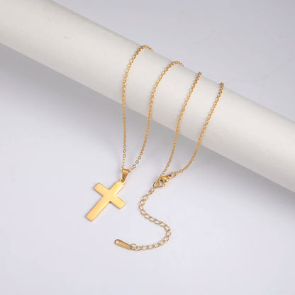 Amaxer Stainless Steel Cross Pendant Choker Necklace For Women Church Dainty Collar Religious Jewelry Gift | Kimlud...