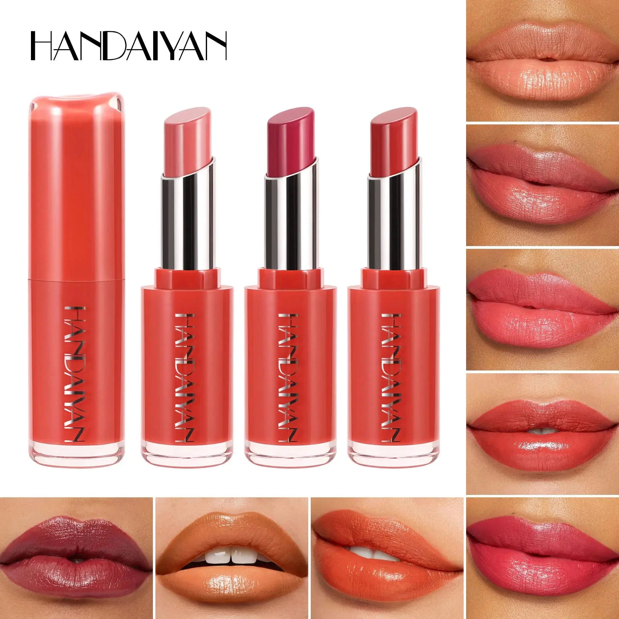 Velvet Matte Lipstick 8 Colors Long Lasting Waterproof Moisturizing Non Stick Lip Makeup For Daily Natural Look - Kimlud
