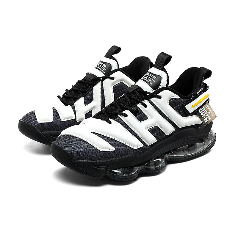 Chunky Sneakers Plus Size 45 Mens Designer Air Cushioned Basketball Shoes Fashion Casual Leather Height Increased Platform Shoes