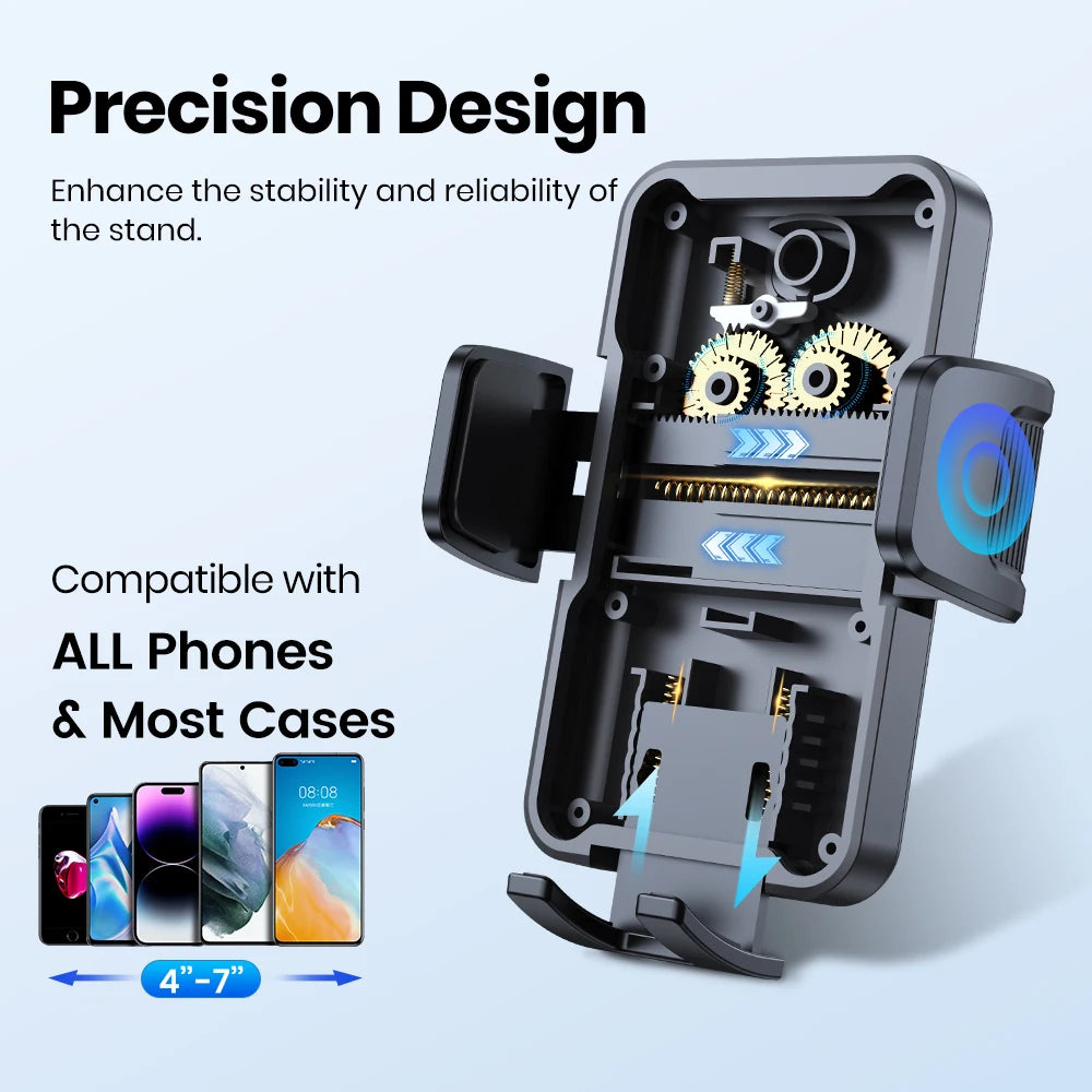 TOPK Car Phone Holder for Car Air Vent Telephone Holder for Car, 360° Adjustable Car mobile support for iPhones & Androids (4"-7 - Kimlud