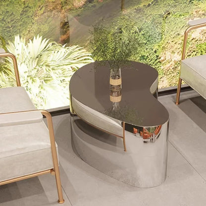 Metal Industrial Coffee Table Aesthetic Unique Minimalist Designer Side Table Modern Luxury Mesa Auxiliar Postmodern Furniture - Kimlud