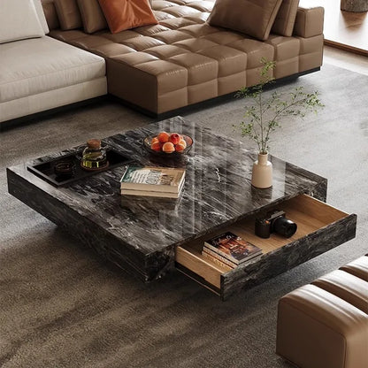 Decoration Living Room Minimalist Side Table Clear Cheap Unique Space Saving Coffee Table Nordic Mesas Bajas Home Furniture - Kimlud