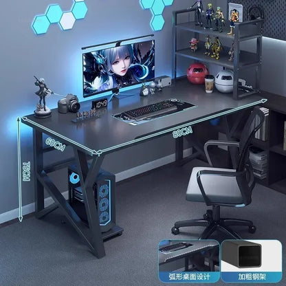 Nordic Computer Desks for Internet Cafe Gaming Desks Bedroom Study Reading Table Simple E-sports Table for Home Office Furniture