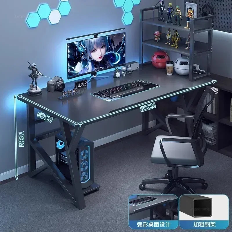 Nordic Computer Desks for Internet Cafe Gaming Desks Bedroom Study Reading Table Simple E-sports Table for Home Office Furniture