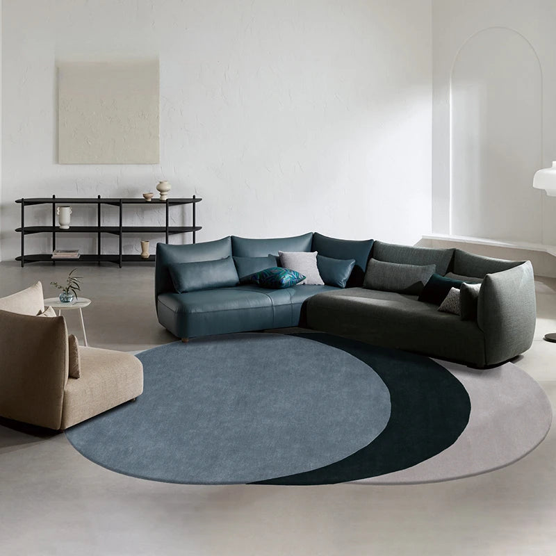 Nordic Simple Style Irregular Carpet for Living Room Home Decoration Sofa Fluffy Plush Rug Bedroom Bedside Non-slip Mat Washable