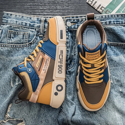 Sneakers Men Casual High Top Board Shoes Vulcanized Shoes Male Walking Sport Shoes Outdoor Sneakers Male Soft Sole Walking Shoes