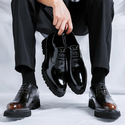 Leather Shoes For Man Genuine Leather Big Size Shoes High Quality Designer Formal Shoes Casual Shoes Fashion Business