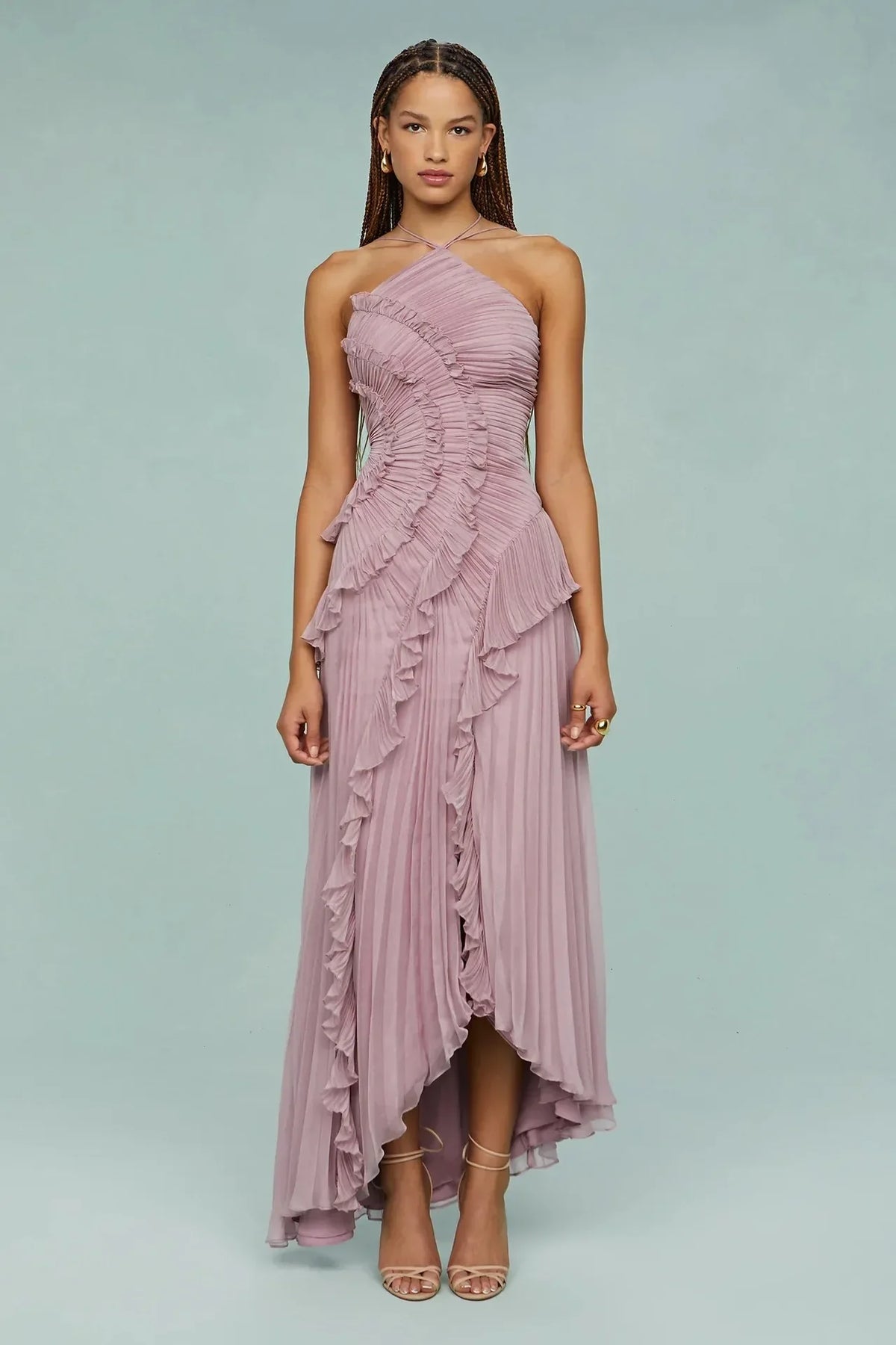 Sexy Slit Evening Dresses for Women with Folds A Line Homecoming Party Dresses Prom Dress Elegant Purple Evening gown 2025 NEW