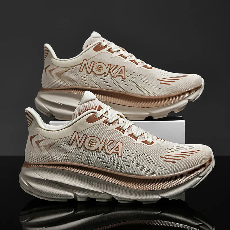 Men's Running Shoes Non-Slip Off-road Shoes Mesh Trainer Race Outdoor Breathable Cushioning Sneakers Couple Fashion Luxury shoes