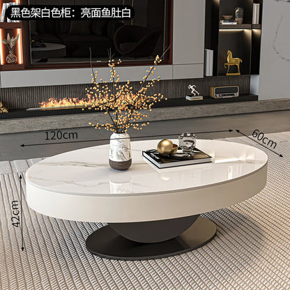 Space Saving Standing Coffee Table Nordic Decoration Living Room Designer Side Table Center Meubles Lounge Suite Furniture - Kimlud