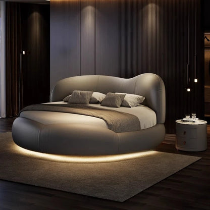 180x200cm Modern Nordic luxury king bed Base beds and frames double bed king size frames with head board furniture for home
﻿