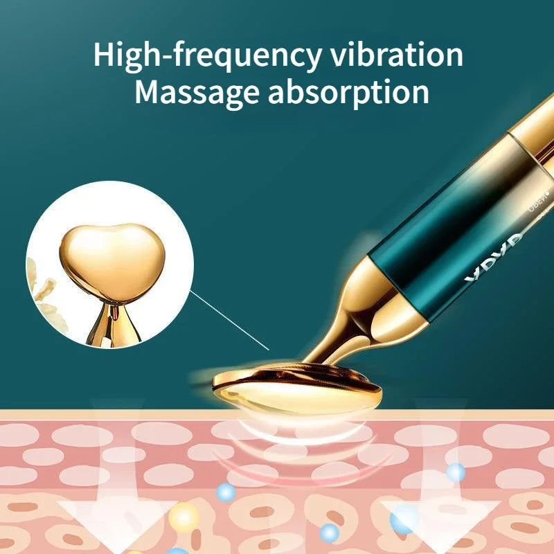 Electric Facial Beauty Devices Face Lifting Anti Wrinkle Facial Eye Massage with Face Cream Introducer Skin Rejuvenation