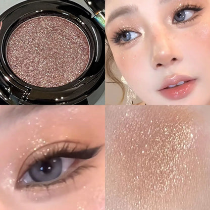 Metallic Glitter Smoked Green Eyeshadow Cream Chameleon Blue Sparkling Shimmer Highlighter Eyeshadow Palette Eye Shadow...