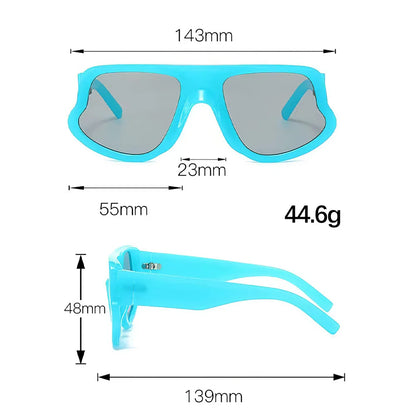 2025 New In Fashion Rectangle Sunglasses Women Brand Designer Eyewear Vintage Small Frame Sun Glasses Ladies Black Square - Kimlud