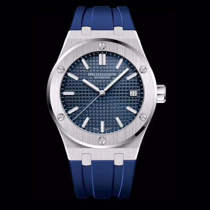 Specht&Sohne New 40MM Mechanical Watch For Men Grey Color Sports Wristwatch Japan Miyota 8215 Automatic Watch 50M Waterproof