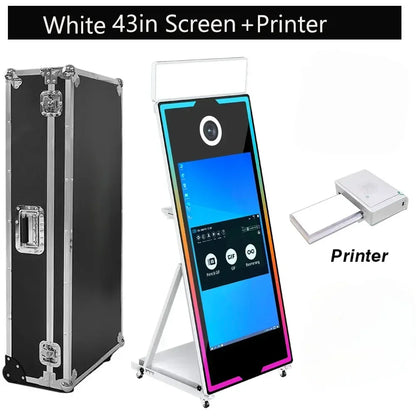 A must-have for large Christmas parties! The latest high-quality Magic Mirror Photo Booth, 65-43 inches, comes with a...