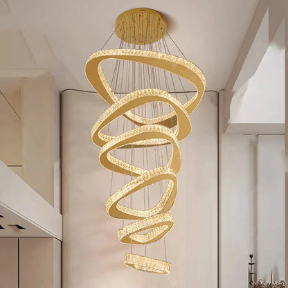 Modern decor led lights rings pendant light lamps for living room led Chandeliers for dining room hanging light indoor lighting - Kimlud