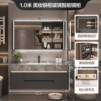 Simple Luxury Bathroom Cabinets Washbasin Vintage Toilet Drawer Bathroom Cabinets Storage Mirrors Mobili Per La Casa Furniture - Kimlud