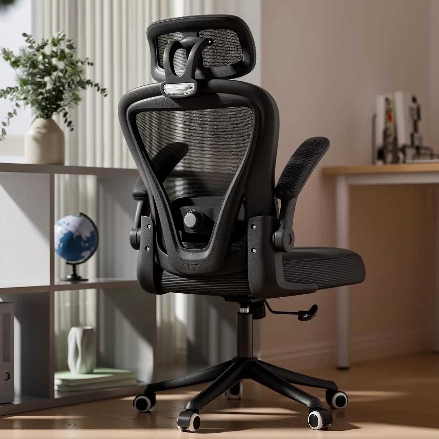 High Back Ergonomic Office Chair M903, Mesh Computer Desk Chair with Wheels, Adjustable Lumbar Support, Customized - Kimlud