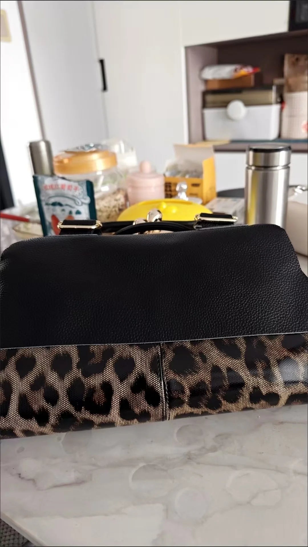 2025 Fashion Leopard Women Handbags Genuine Leather Ladies Shoulder Bags Female Brand Luxury Real Natural Leather Crossbody Bag