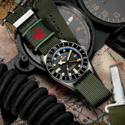 New THORN T020 Titanium GMT Watch FXD Diving 42mm NH34 Automatic Mechanical Movement Sapphire Luminous 200M Dive Men...