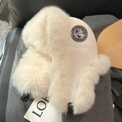 2025 Mens Women Unisex Warm Trapper Aviator Trooper Earflap Winter Flaps Ski Hat New Bomber Hats Russian Ski Hat Faux Fur Hats