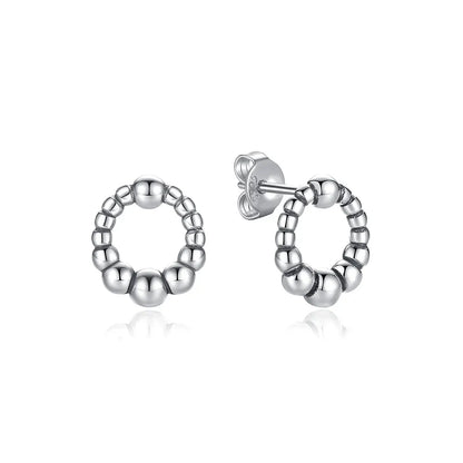 Original 925 Sterling Silver Earrings 2026 Stud Hoop Crystal Earings For Women Rose Gold Crown Heart Infinity Bee Earing...