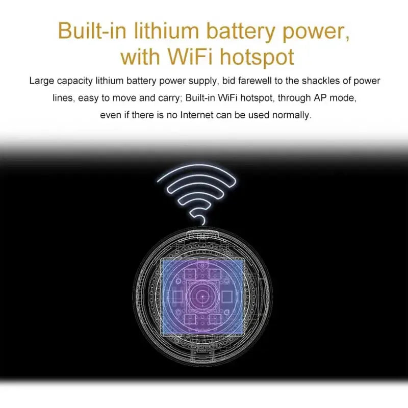 1080P WiFi  Mini Wireless Camera Indoor Tiny Camera Without Light Motion Detection Ultra Small Home Surveillance Battery Camera