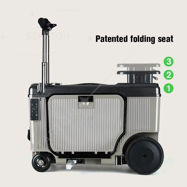 Bluetooth 20 Inch Smart Following Green Red Black Grey Blue Purple White Smart Luggage Suitcase | Kimlud Luxury Rug