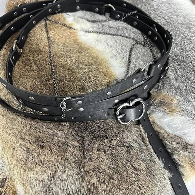 Stylish Women Thin Belt Multilayer Belt For Enhancing Everyday Outfit and Dress - Kimlud