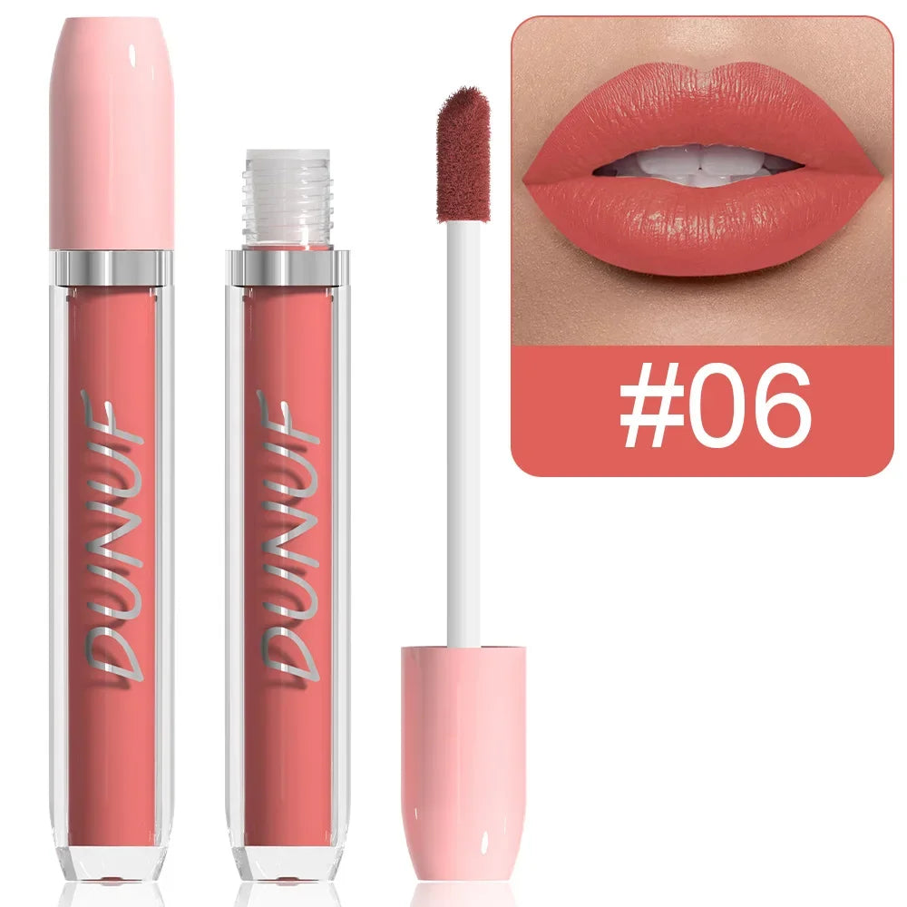 25 Color Velvet Matte Lipstick Liquid Waterproof Sexy Red Matte Lip Glaze Non-Stick Halloween Makeup Not Easy To Fade...