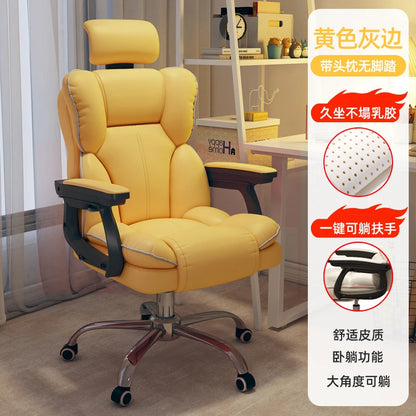 Rolling Wheels Office Chair Cheap Lightweight Footrest Reading Backrest Luxury Office Chair Ergonomic Taburete Salon...
