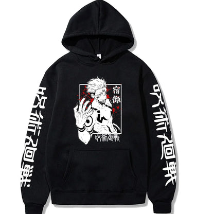 Ryomen Sukuna Hoodies Graphic Printing Sweatshirts for Fans Casual Long Sleeve Men/Women Clothing Sudaderas Hip Hop Hoody